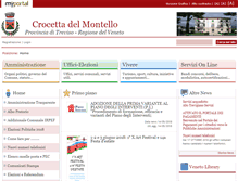 Tablet Screenshot of comune.crocetta.tv.it
